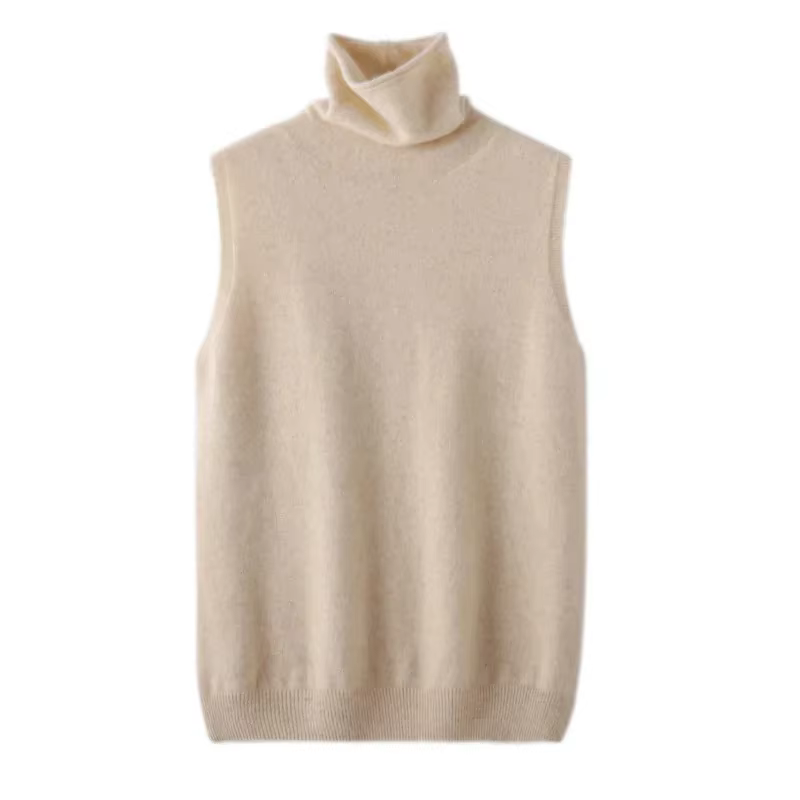 Pull en laine tricoté à col haut, à la mode, Style court, gilet ajusté pour femmes, automne printemp