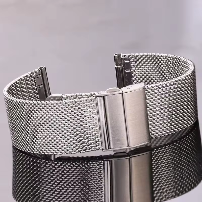 Bracelet de montre en maille milanaise pour montre Galaxy, presse à touristes, structure automatique