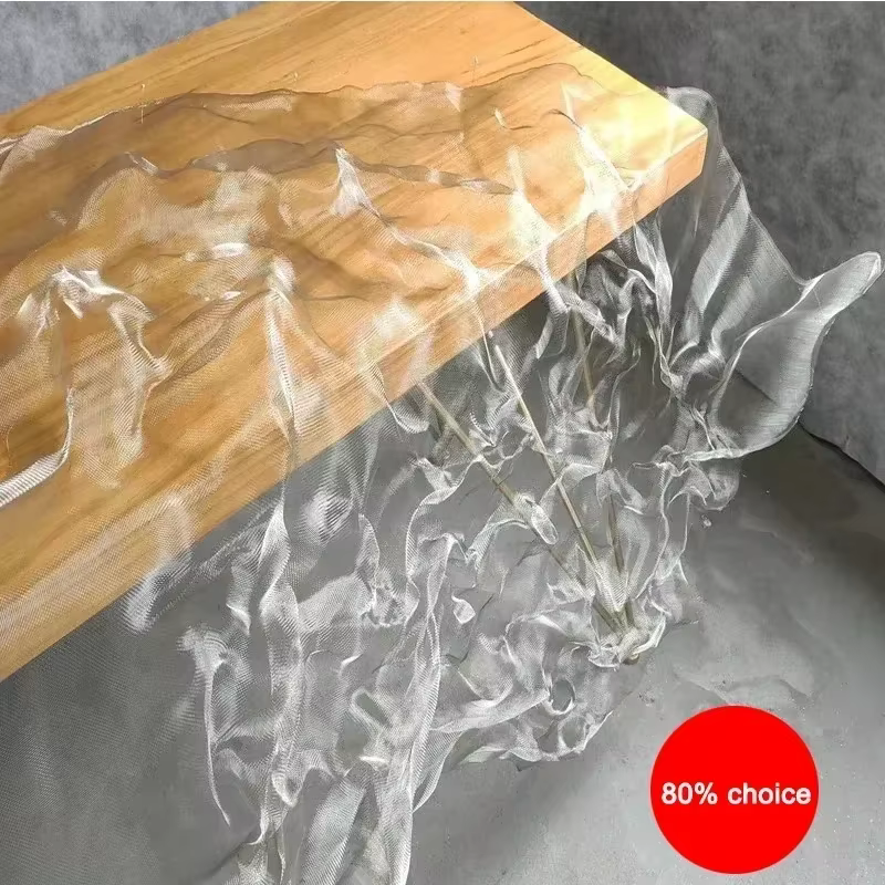 Tissu métallique en maille métallique pour styliste, fil Flexible, tissu métallique en forme de nuag