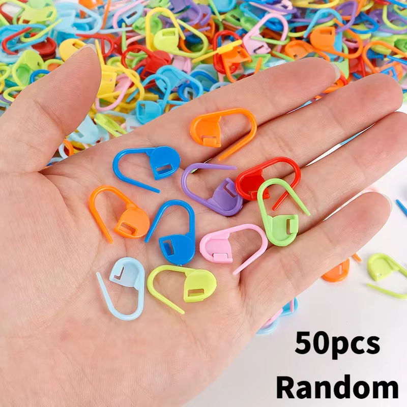 50/200/500 pièces Outil de tricot et de crochet, Boucle de marquage à verrouillage, Petite épingle à