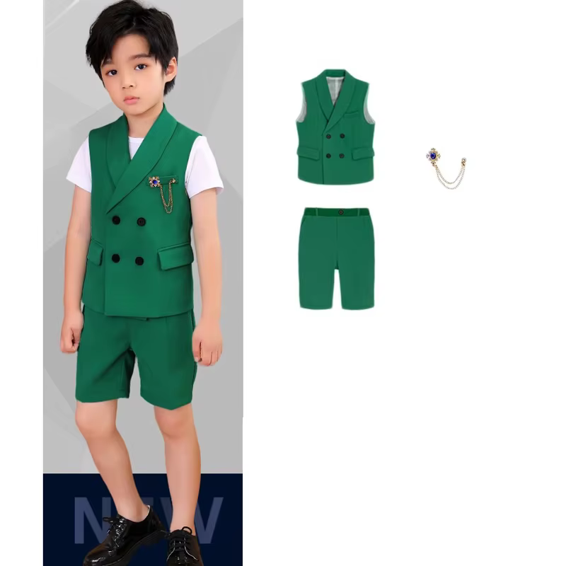 GlaPants Costumes pour enfants, gilets pour garçons, pantalons pour enfants, tenue avec nœud papillo