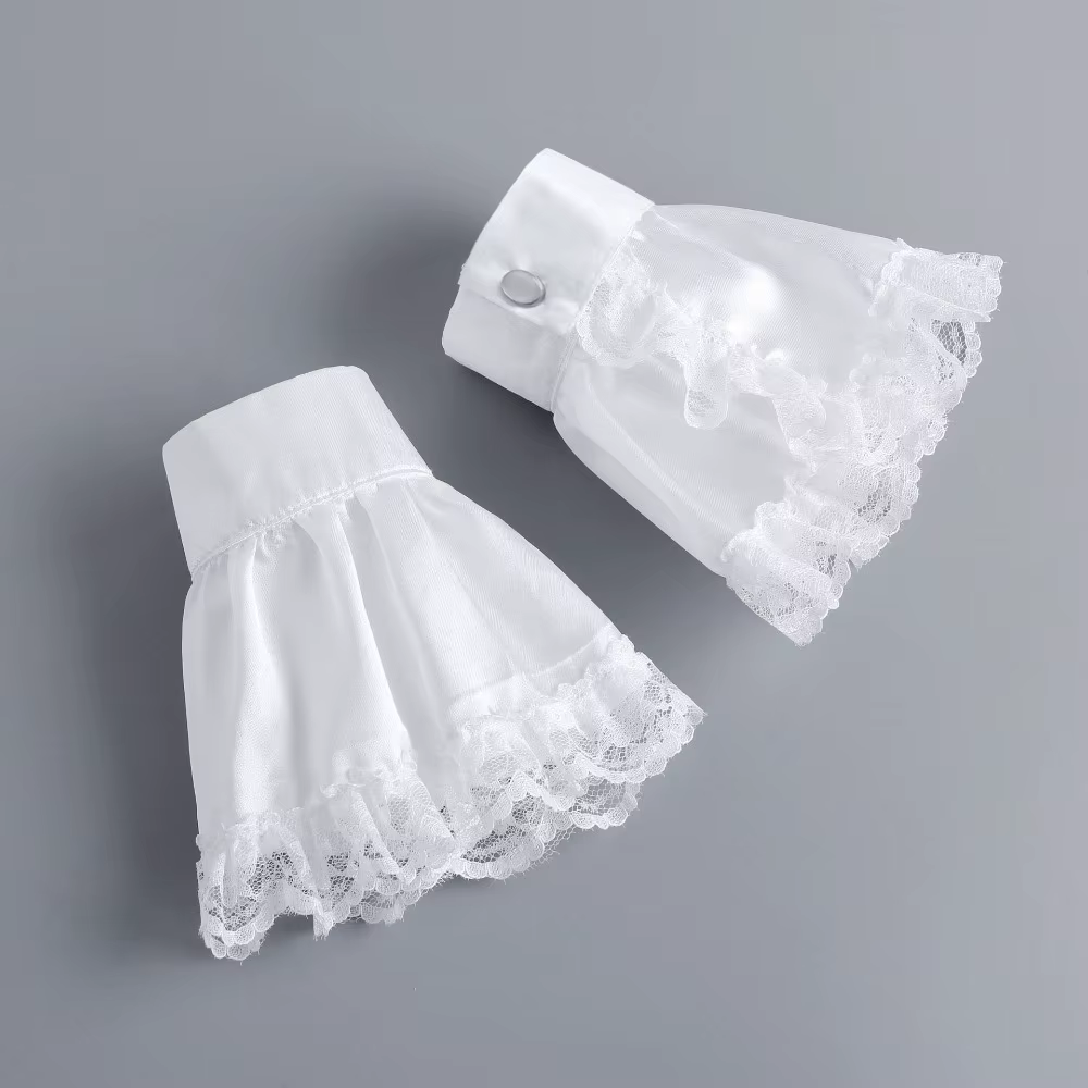 Col Renaissance détachable élégant Vintage col élisabéthain Ruff Costume victorien col à volants sup