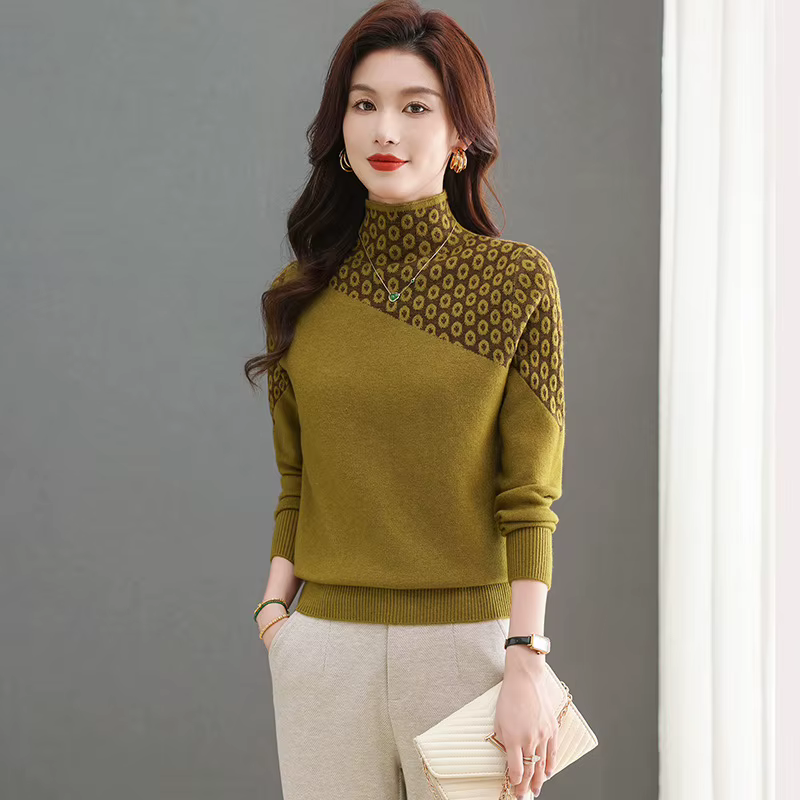 Pull mode coréenne basique tricoté hauts femmes Pull automne hiver nouveau à manches longues femme v
