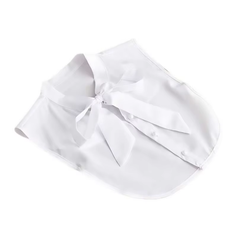 Faux col chemise femmes faux col femme automne printemps col détachable pour pull revers Blouse femm