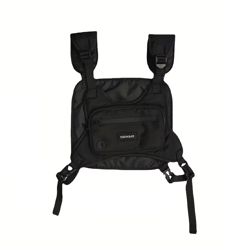 Sac de poitrine sac de taille Hip Hop Streetwear grande capacité Sports Casual tactique gilet sacs p