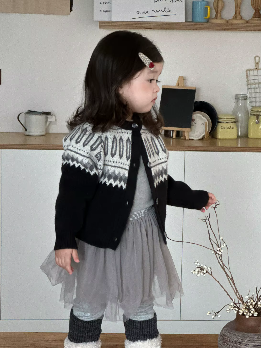 2025 hiver nouveau bébé fille à manches longues pull décontracté enfants tricot Cardigan enfants fil