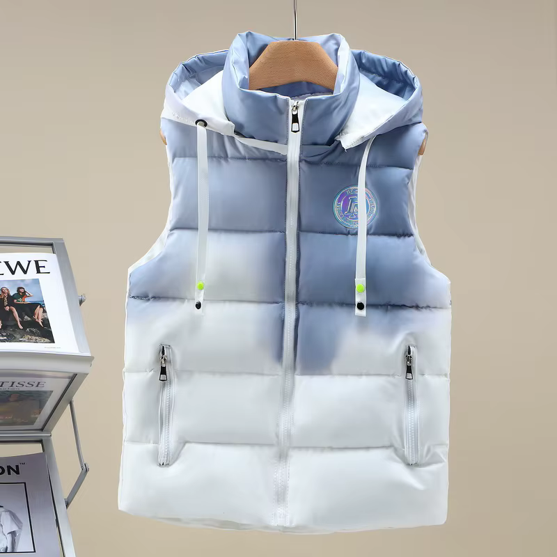 Hiver hommes vestes à capuche gilets sans manches hommes décontracté coupe-vent chaud gilets gilet f