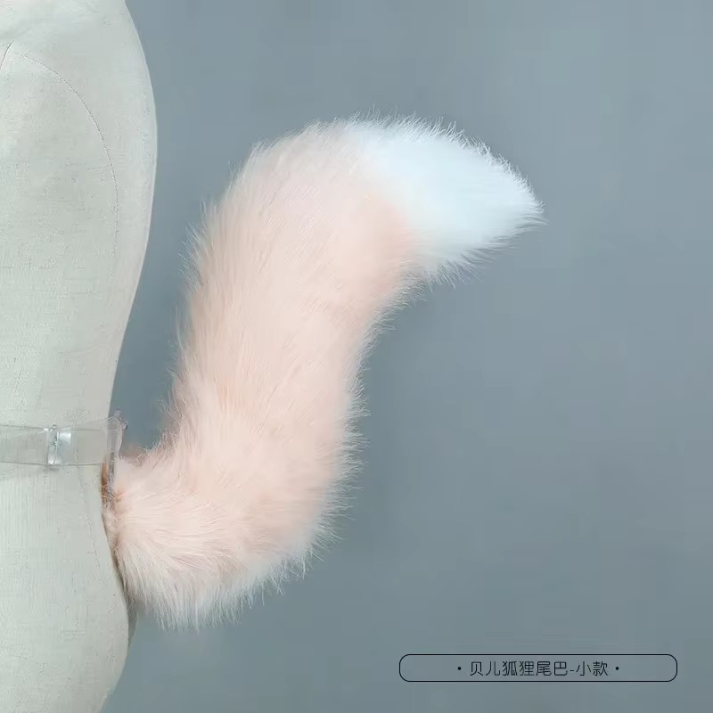 Ceinture Invisible en Fausse Queue de Renard, Accessoires de Costume Cosplay Lolita, JK, Animal en P