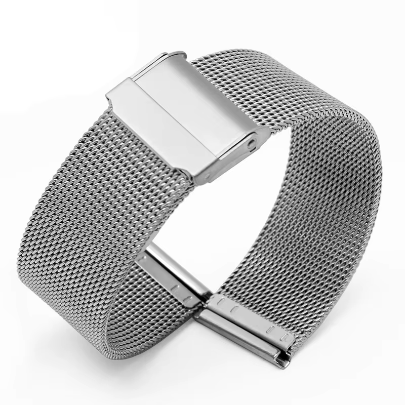 Mesh Milanese Watch Band For TISSOT  for Omega for Seiko Watch  Stainless Steel Bracelet Adjustable 