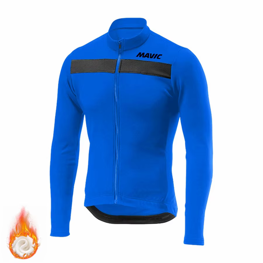 Ensemble de maillot de cyclisme d'hiver pour équipe RCC MAVIC 2026, vêtements de sport pour vélo, vê