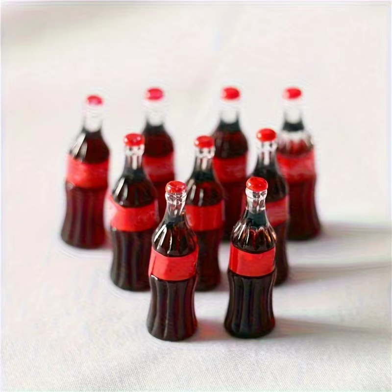 10 modèles de bouteilles de cola miniatures - accessoires de boissons réalistes pour maison de poupé