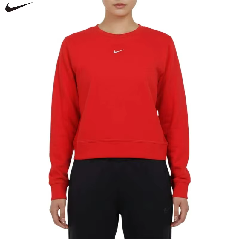 Nike/official Genuine ONEDFCREWHBR Nouveau pull rouge pour femme IB1451-657