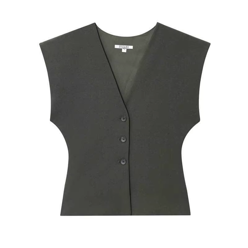 Gilet décontracté ample pour femme, style unisexe, à rayures fines, pour l'automne, avec pantalon lo