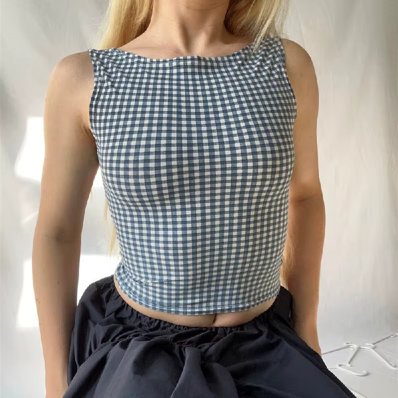 Nouvelle collection été-automne 2026 : Gilet ajusté pour femme, style Spice Girl, avec bretelles à n