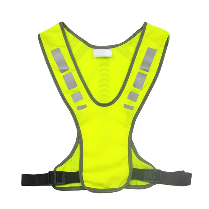 Gilet réfléchissant pour cyclisme, veste de sécurité haute visibilité pour la conduite nocturne, la 