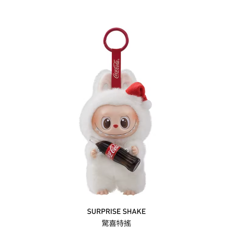 En stock POP MART 100% authentique Série Cola Labubu Vinyl Blind Box Peluche Mignonne Surprise Cadea