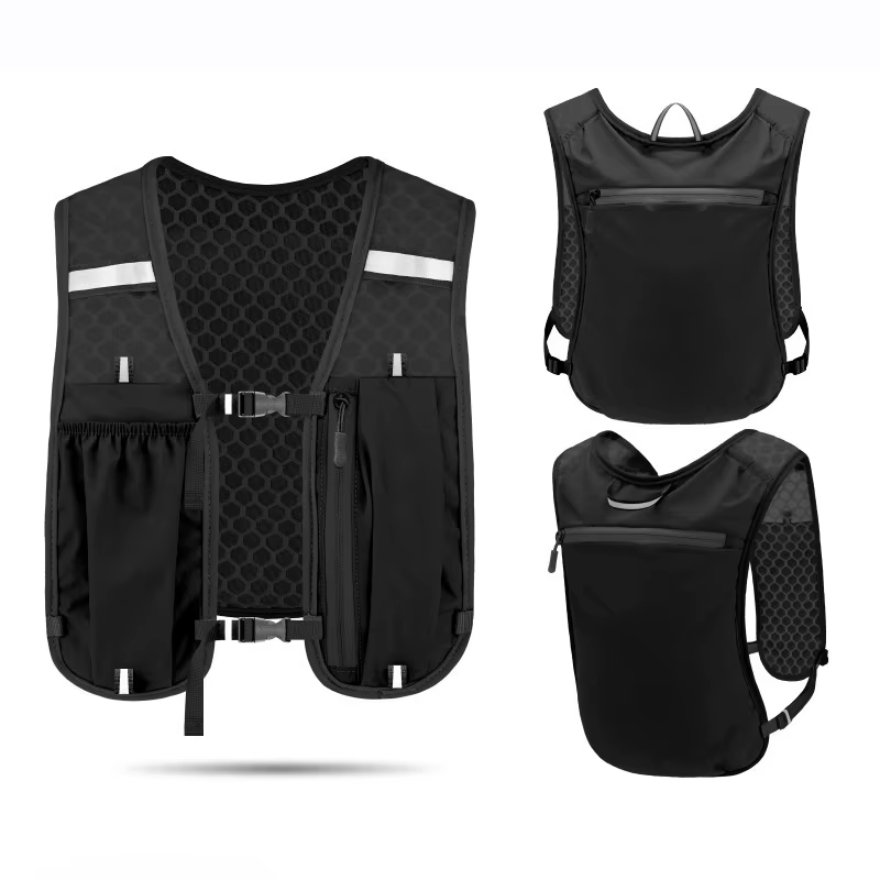 Gilet d'hydratation pour la course à pied pour femmes et hommes, sac à dos respirant résistant à l'e