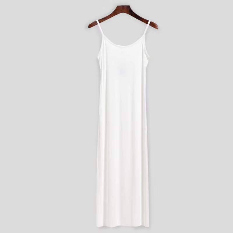 Hirsionsan – robe longue en tricot élastique pour Femme, col rond, élégante, Chic, douce, ajourée, p