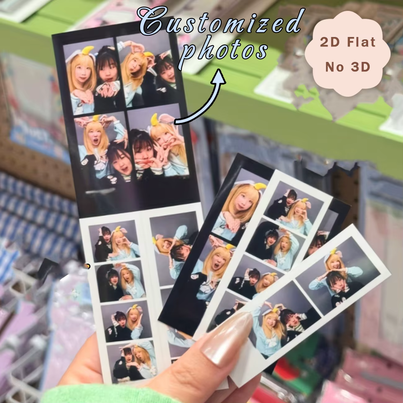 Photo personnalisée avec plusieurs options de taille. Mini-photos disponibles dans différents styles et formats. Photos personnalisées, sur mesure