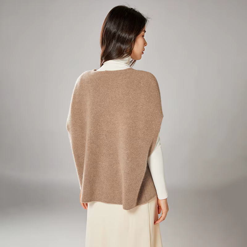 Gilet sans manches à col en V pour femmes