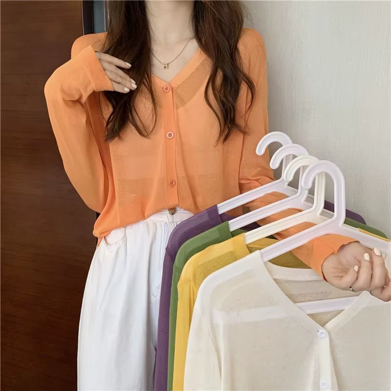 Cardigan d'été en tricot pour femme