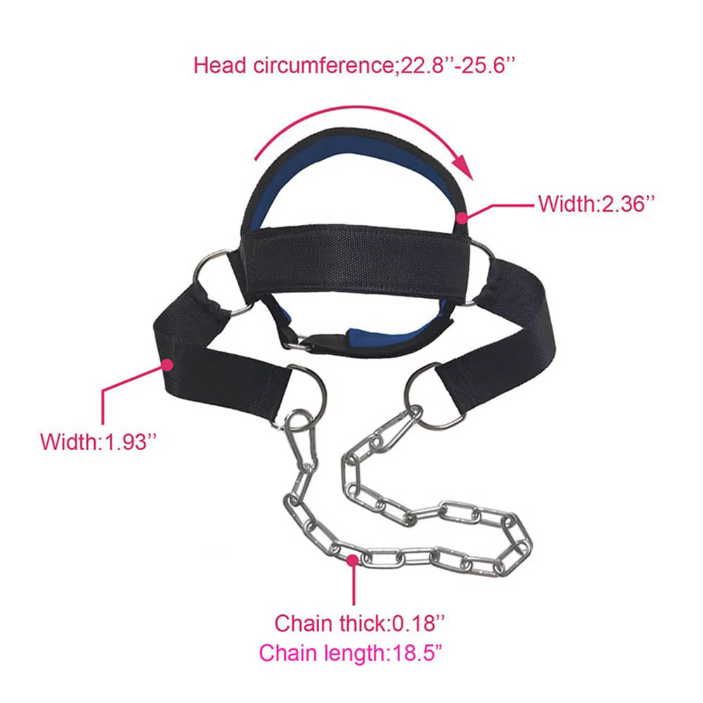 Tête cou entraînement tête harnais corps force exercice sangle réglable cou puissance entraînement gymnase Fitness poids portant casquette
