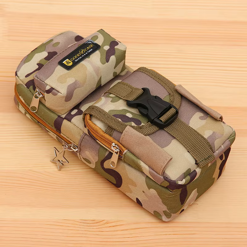 Trousse à crayons en toile de camouflage des forces spéciales créatives pour garçon, étui à stylos d'école, fournitures, sac à crayons, pochette à crayons, papeterie.