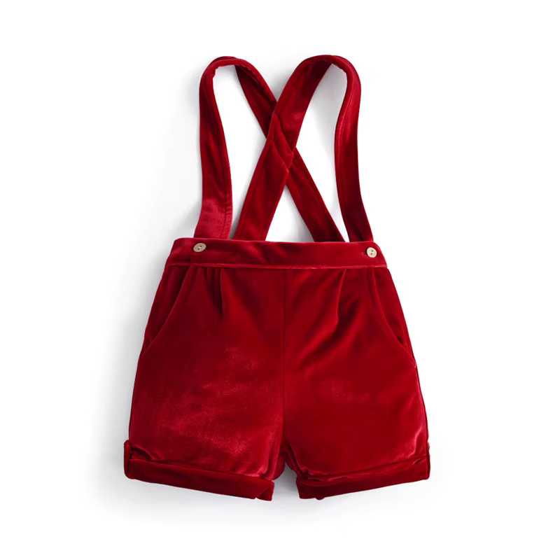 Ensemble chemisier et pantalon en velours pour nouveau-né, vêtements imbibés pour bébé garçon, tenues avec chapeaux pour enfants, fête d'anniversaire et de mariage, 3 pièces