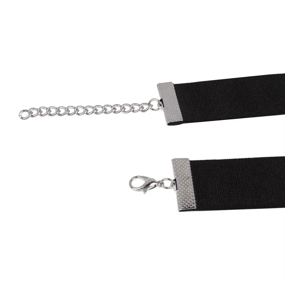 Collier ras du cou à nœud papillon, avec cloche réglable, cloche à ruban doux, Sexy, petit nœud de cloche, tour de cou, jeu de rôle