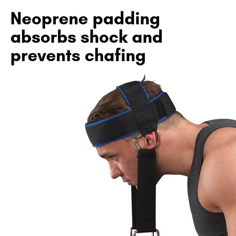 Tête cou entraînement tête harnais corps force exercice sangle réglable cou puissance entraînement gymnase Fitness poids portant casquette
