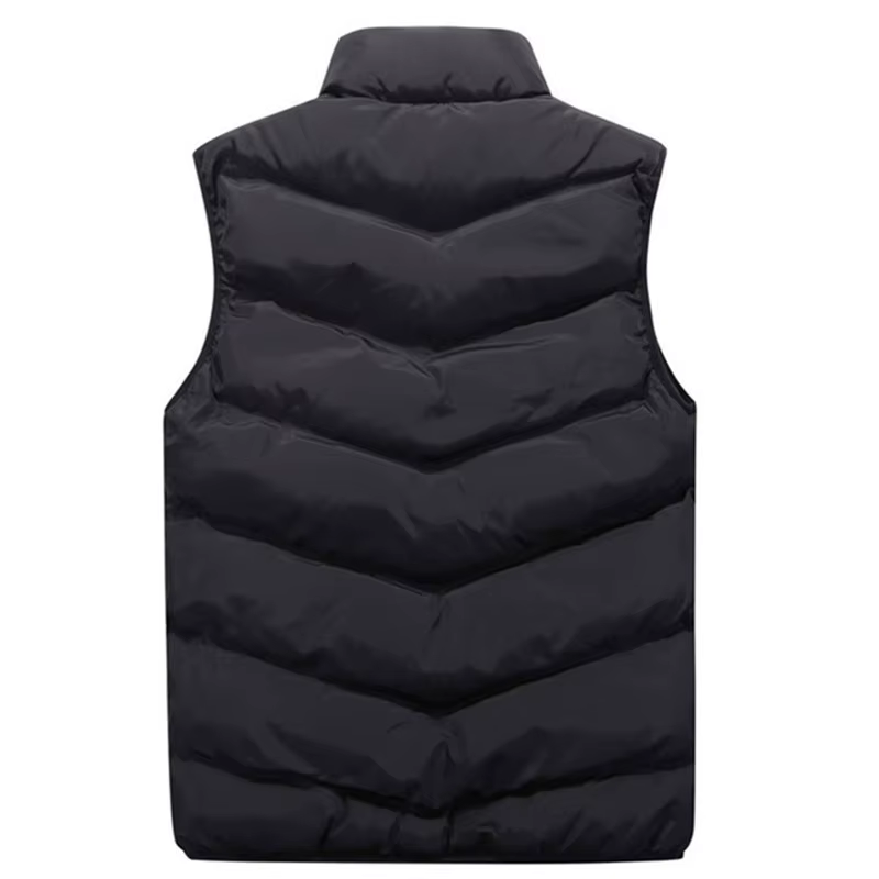 Gilet en fibre de coton pour hommes, veste décontractée, gilet épais, grande taille, 8XL