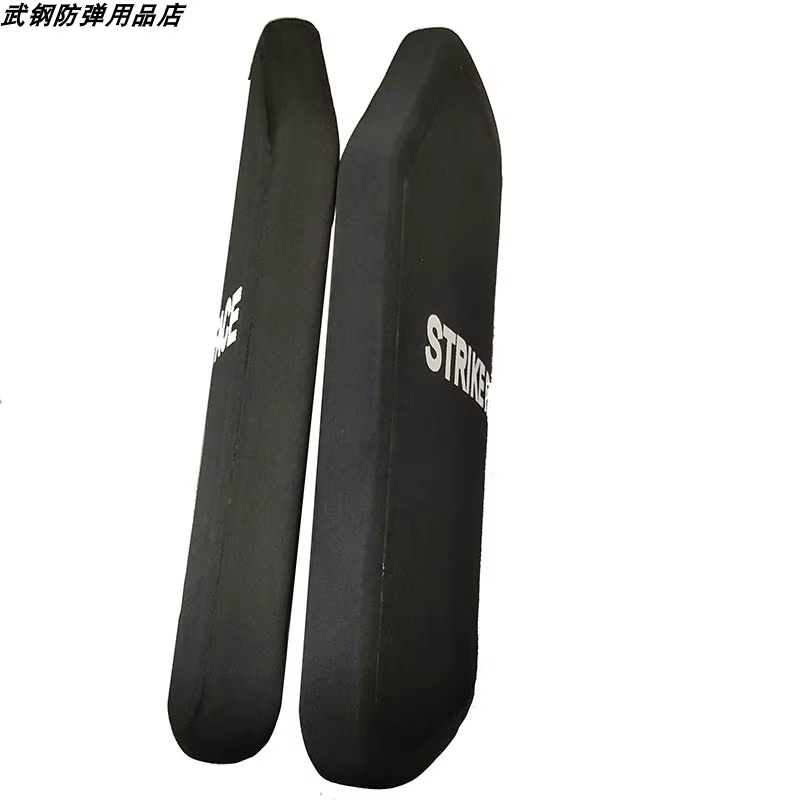 Plaque balistique UHMWPE de niveau III, insert de gilet tactique de coupe SAPI, plaque pare-balles en PE, armure corporelle légère