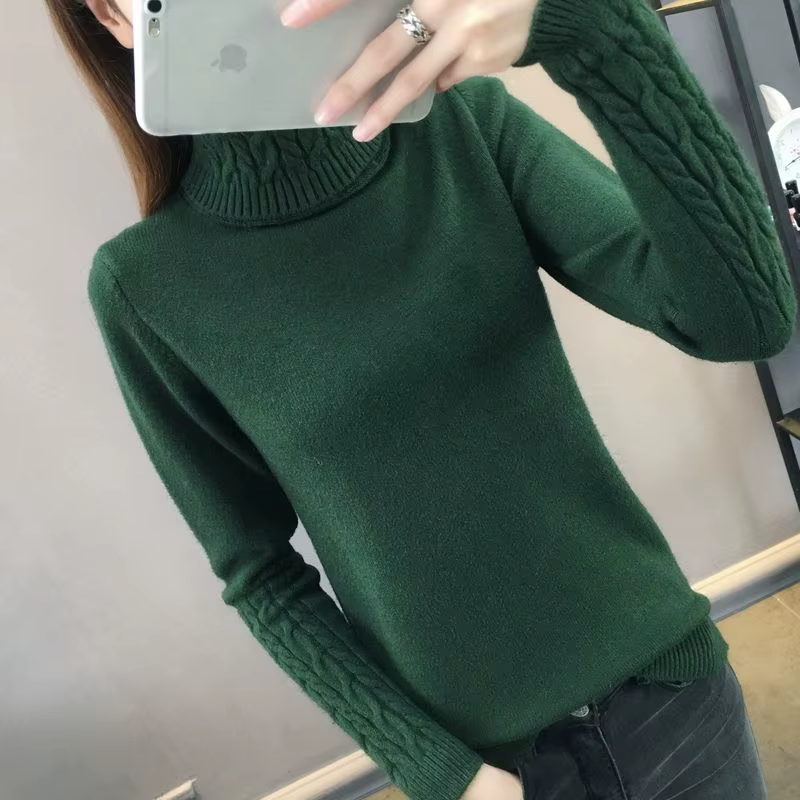 Pull à col roulé pour femme