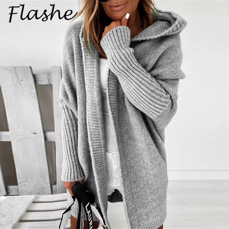 Chandails pour femmes hiver décontracté pull tricoté en vrac femme automne Cardigans