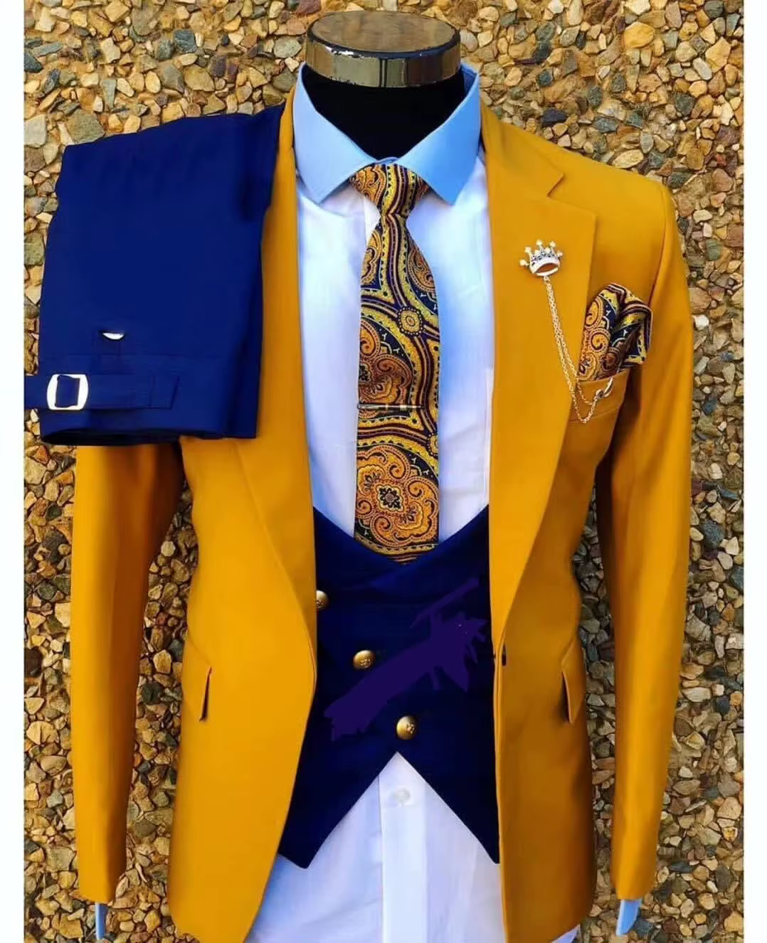 Costume de mariage pour homme gris, veste bleue, pantalon, sur mesure, grandes tailles, smoking formel, trajes de hombre, costume homme, 턱시도