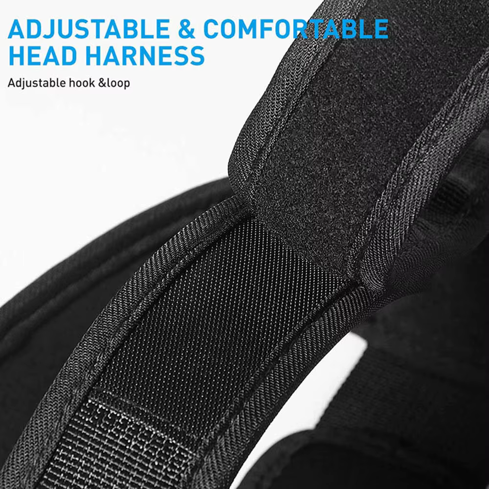 Tête cou entraînement tête harnais corps force exercice sangle réglable cou puissance entraînement gymnase Fitness poids portant casquette