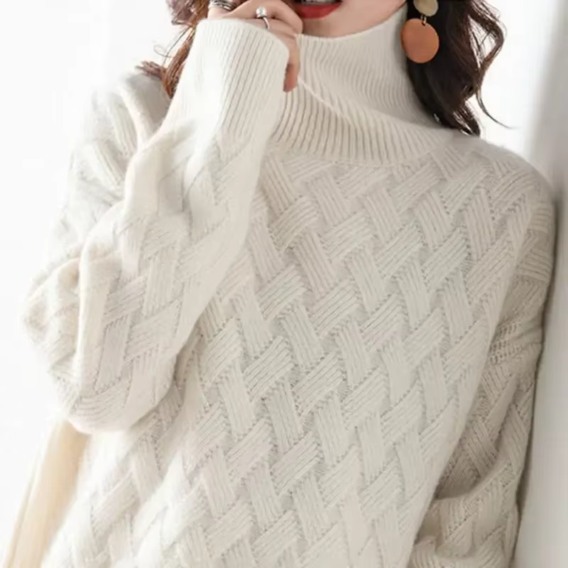 Nouveau Pull épais surdimensionné femmes