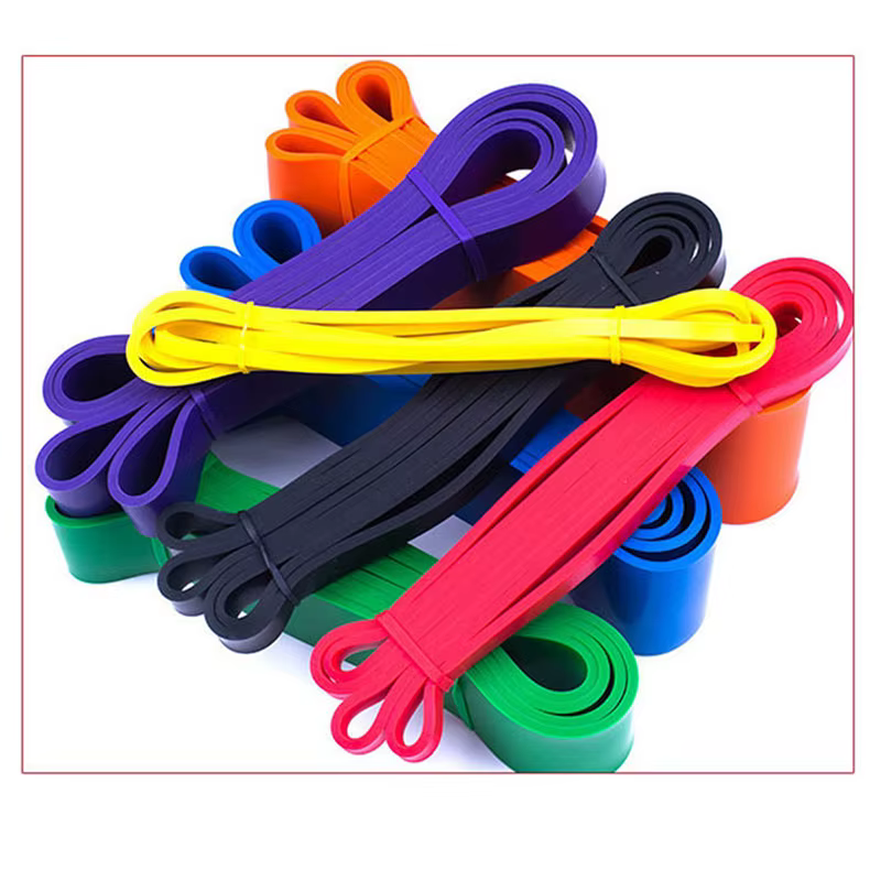 Bande de résistance robuste, ceinture élastique en Latex, aide à la traction pour l'entraînement Pilates, Fitness, exercice corporel en forme de gymnastique à domicile