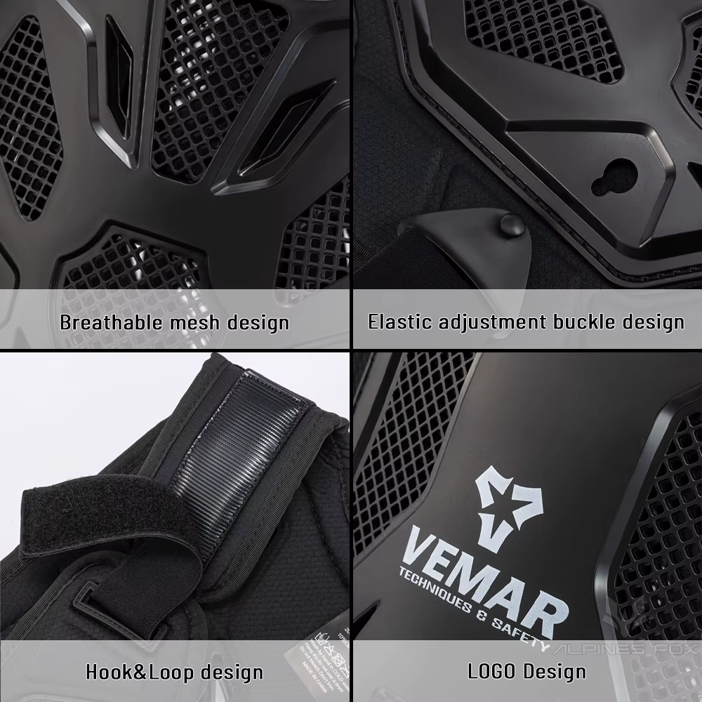 VEMAR-Armure Linge de moto pour hommes et femmes, GlaBack, Chest Protector, Hurbike, Off-Road, DH, VTT, Vélo, Équipement de protection, Motocross, D343