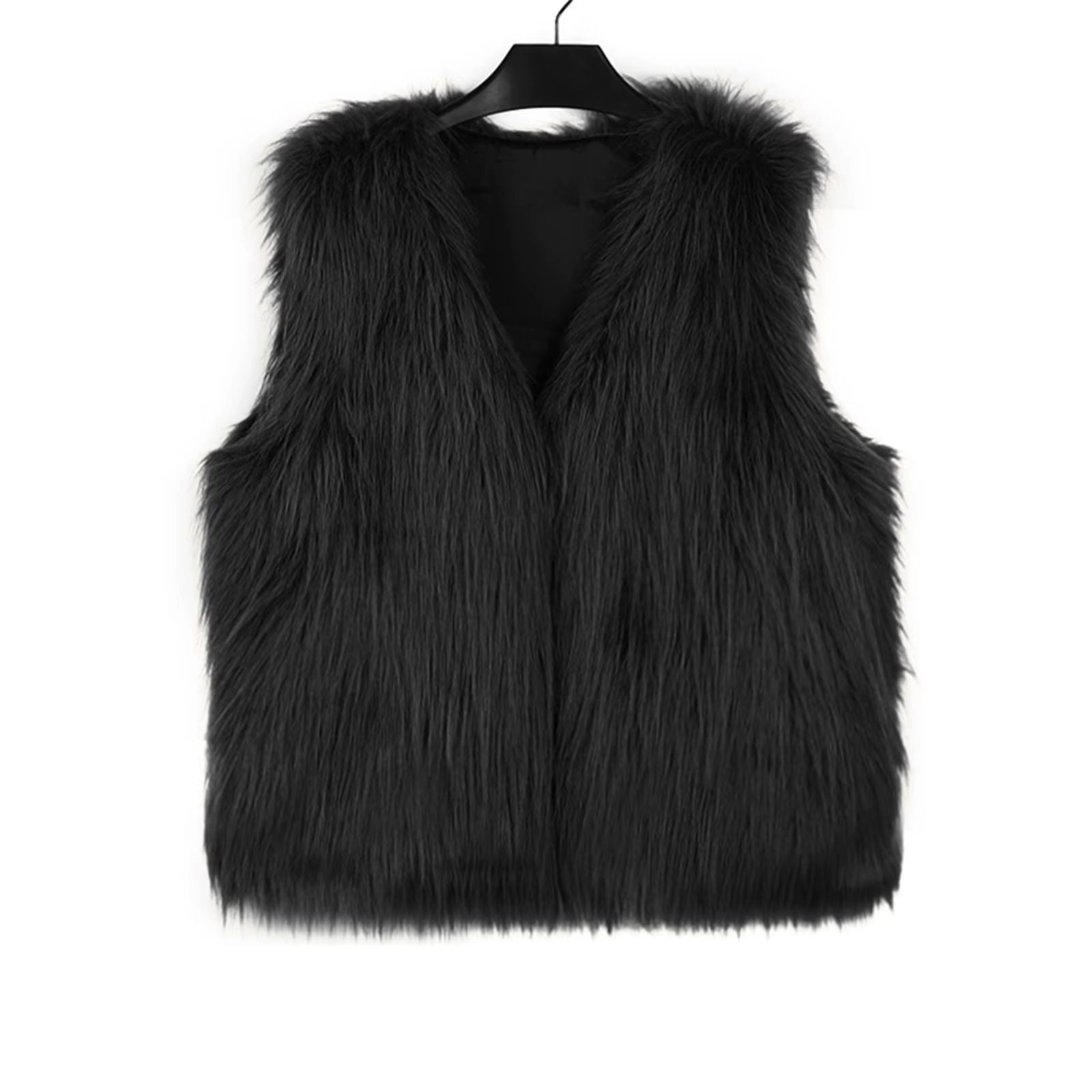 Gilet en fausse fourrure pour femme