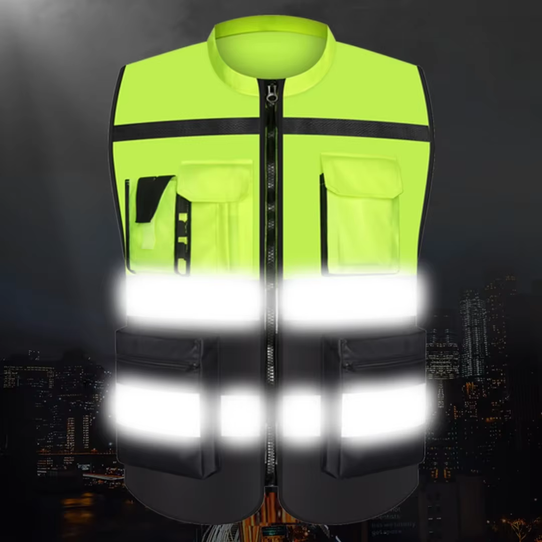 Gilet réfléchissant haute visibilité, vêtements de travail pour moto, cyclisme, Sports de plein air, vêtements de sécurité réfléchissants, veste réfléchissante