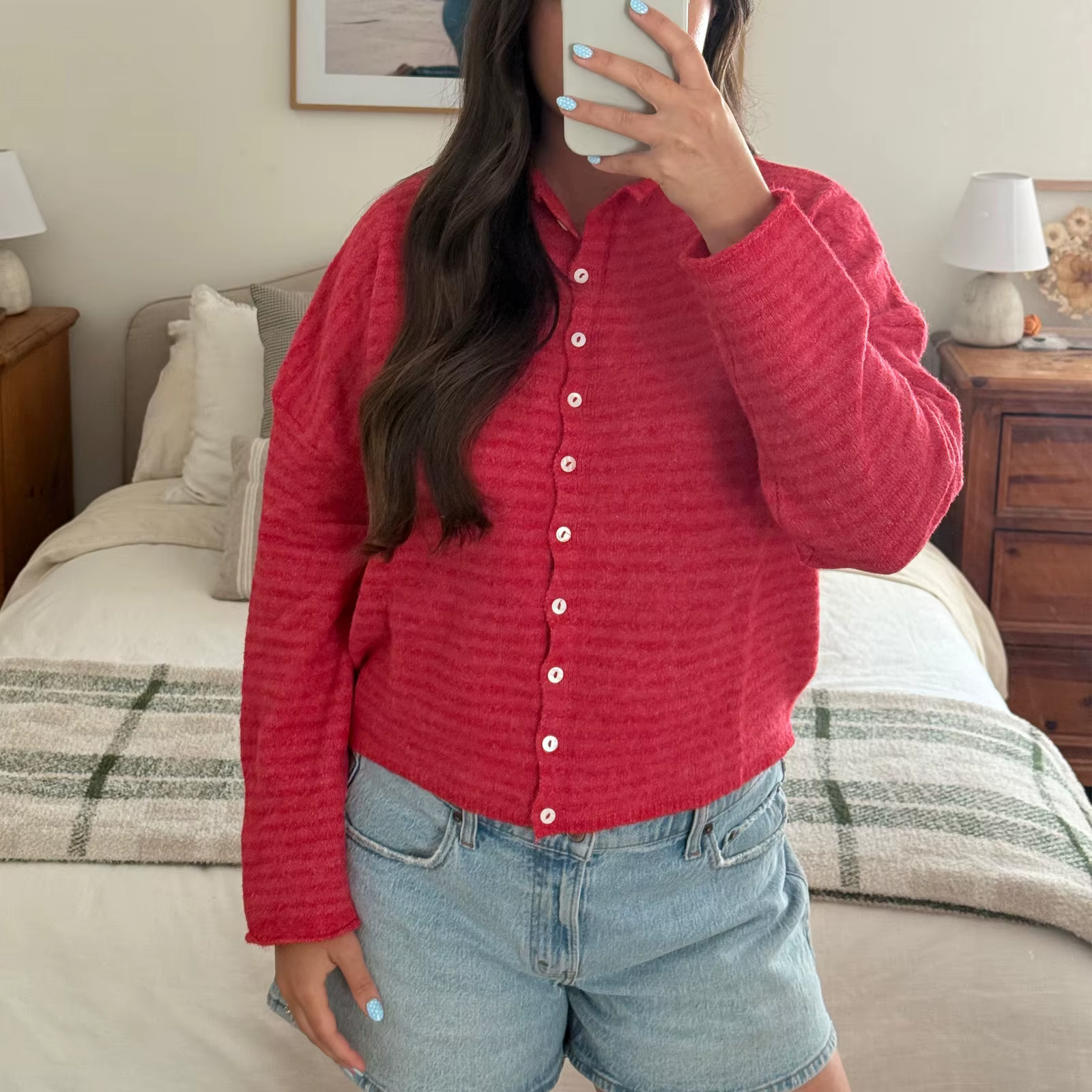 Cardigan rayé pour femme