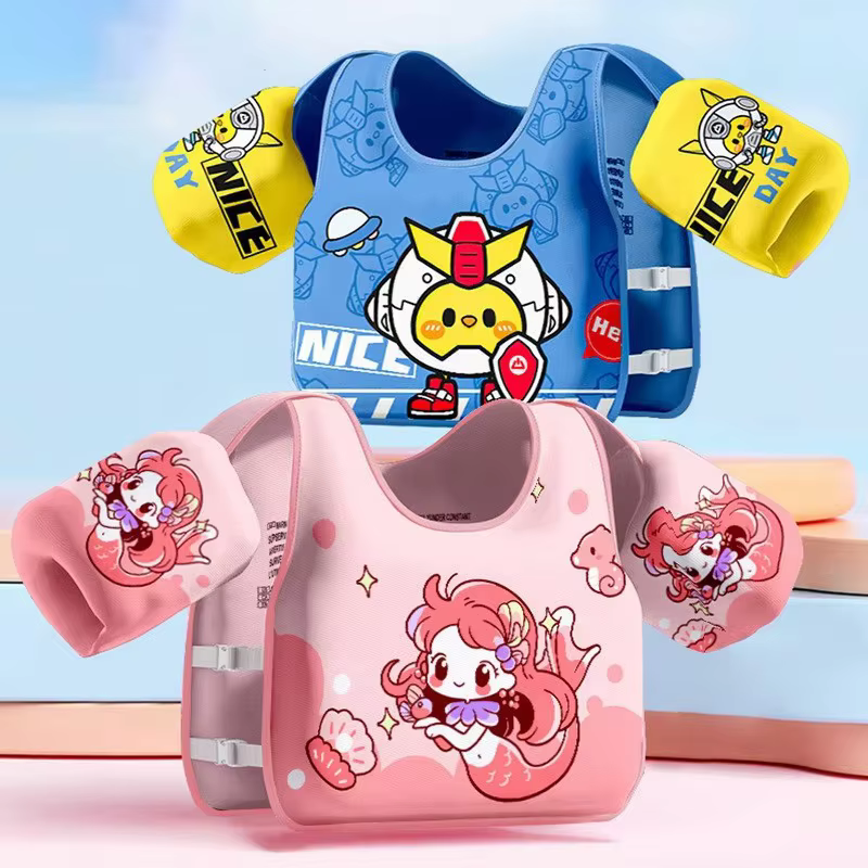 Gilet de natation flottant pour piscine, gilet de flottabilité pour débutant, Tube d'anneau de natation, équipement de jeu d'eau, sans gonflage