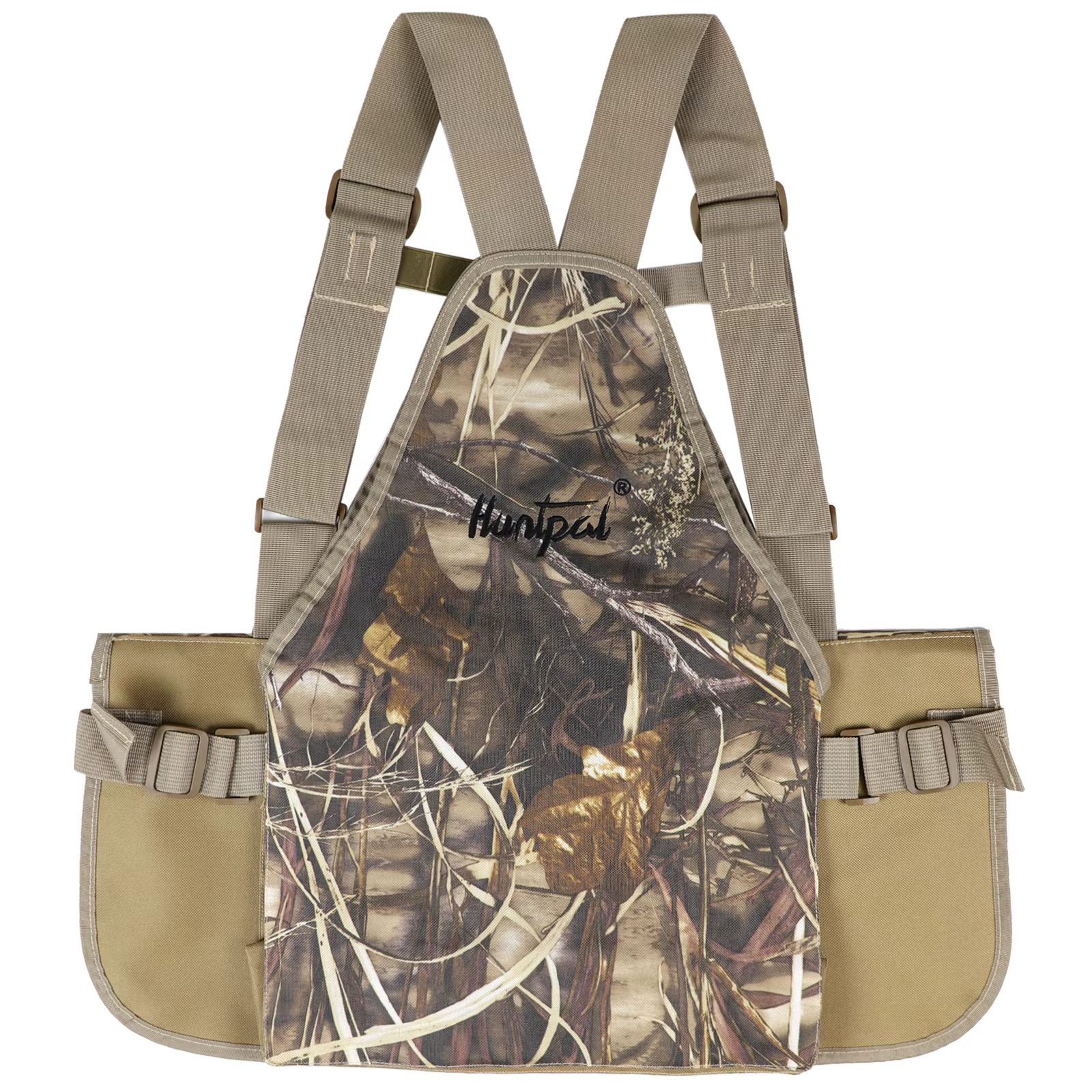 Gilet de camouflage pour la chasse et la pêche en plein air, adapté à différents environnements, avec des motifs de feuilles camouflage uniques
