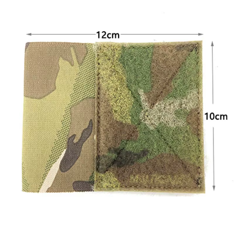 Pochette élastique tactique pour gilet et ceinture, porte-plaques pour harnais de poitrine, support de rangement sécurisé 2'*3' à scratch
