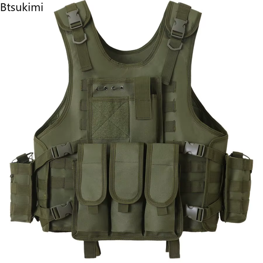 Gilet tactique amphibie, véhicule plat, équipement de pêche et de chasse Swat, gilet de Police blindé de l'armée militaire, gilet à balles peintes CS