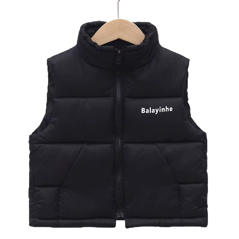 Nouveaux gilets d'hiver pour enfants pour garçons, filles et bébés, gilets en coton épais, chauds et à la mode pour enfants à porter