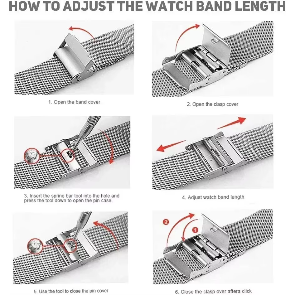 Bracelet de montre en maille pour Garmin Forerunner 570 47mm Bracelet de montre intelligente pour Forerunner 570 47mm accessoires de Bracelet de montre