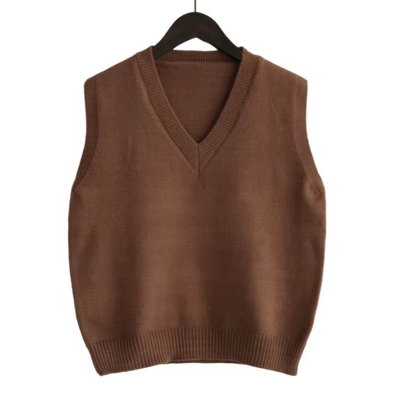 Pull FURSDIC en polyester coupe ample style préppy pour femmes toutes saisons élégance confort
