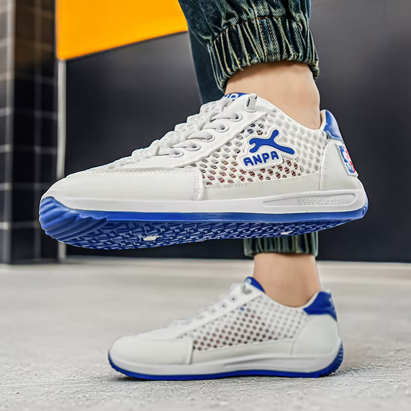 Baskets d'été en maille pour hommes, chaussures de créateur confortables et respirantes, baskets décontractées pour hommes, chaussures de sport antidérapantes pour l'extérieur, baskets pour hommes